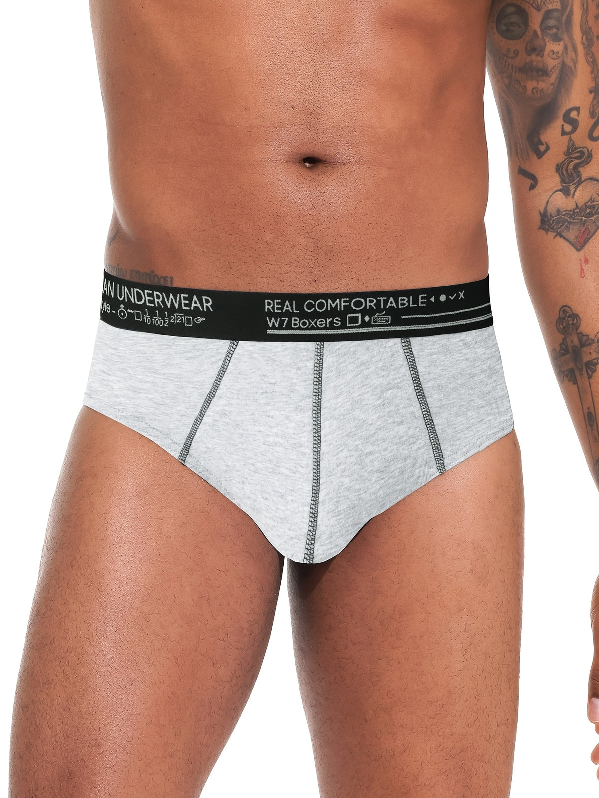Slip coton homme — lot de 20, uni