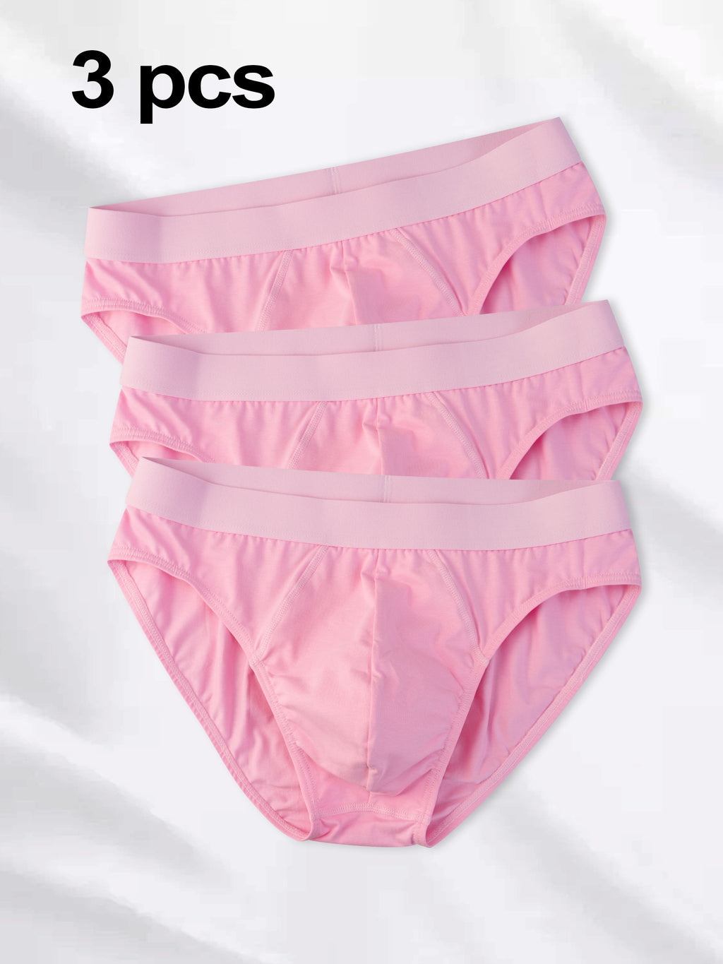 Slip respirant coton homme — lot de 3, uni, du XS au XL