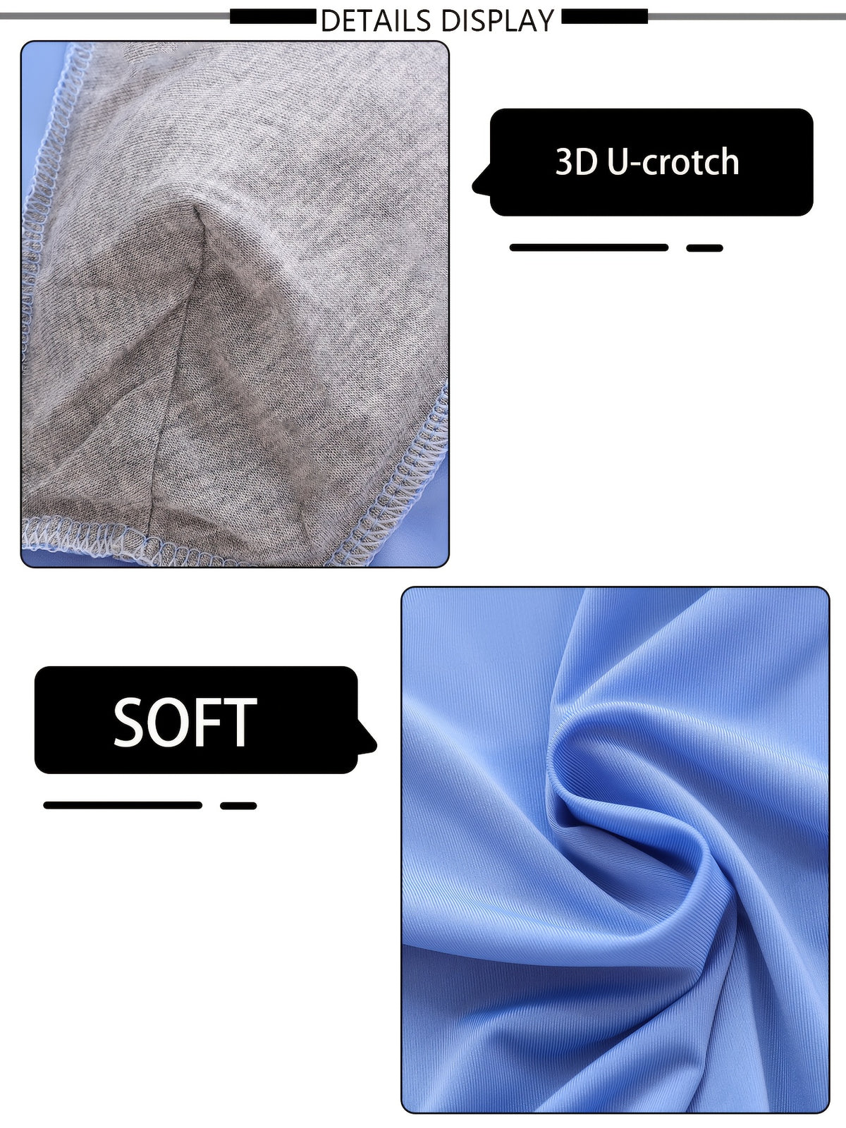 Slip microfibre homme — lot de 6, uni