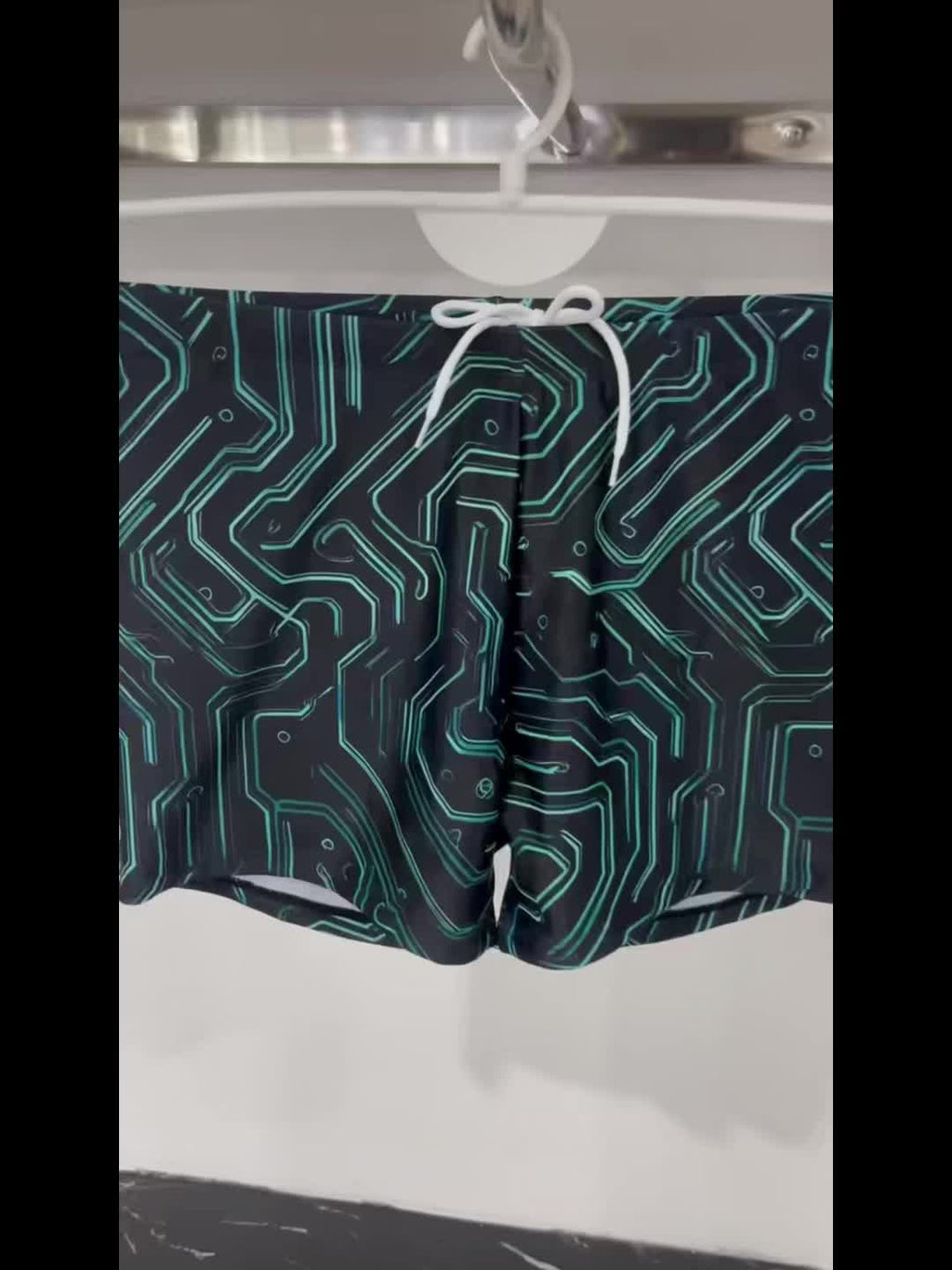 Boxer de sport microfibre homme, noir, noir, du S au XXL