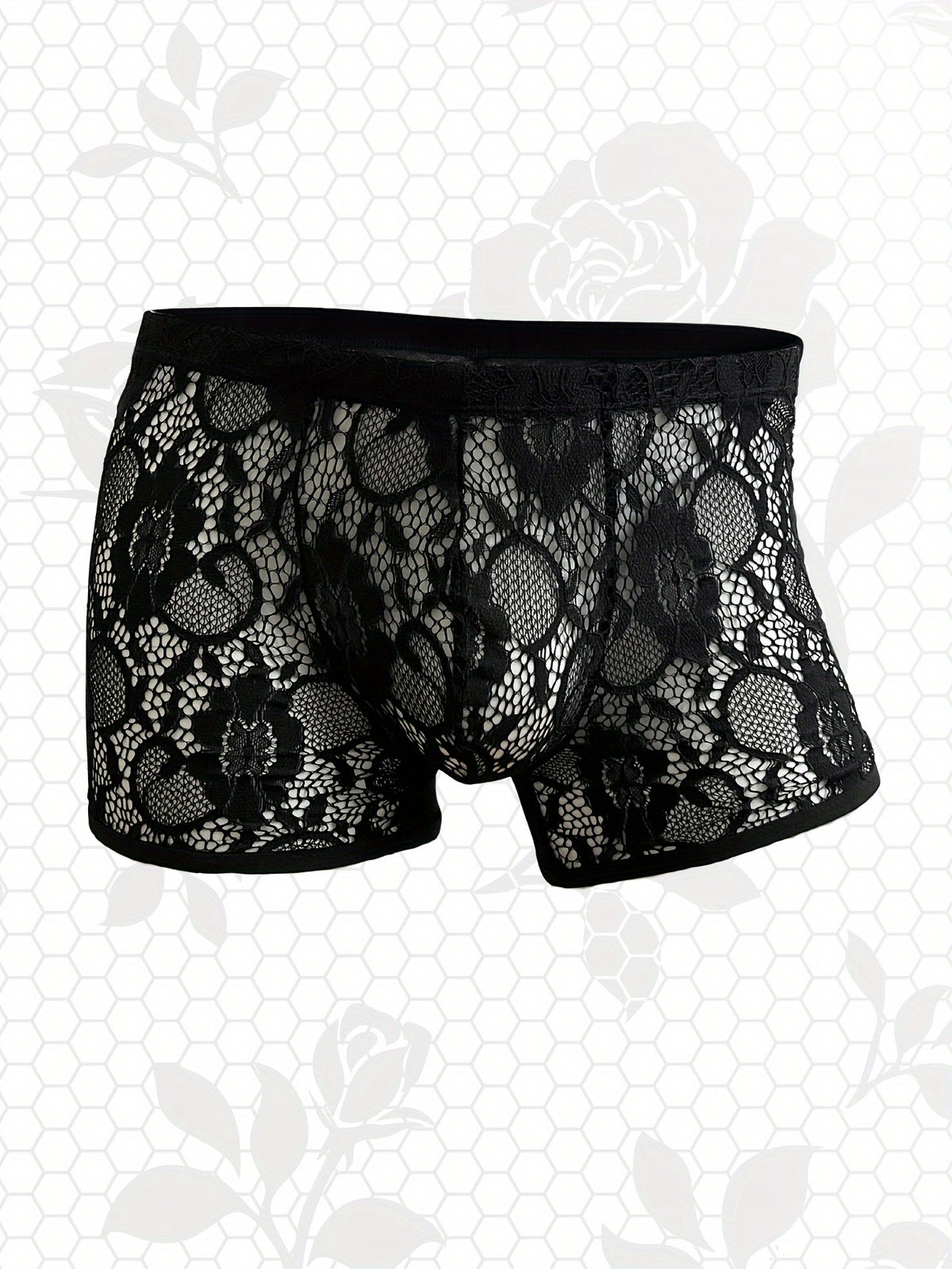 Slip extensible homme, fleuri — vue 3 Image