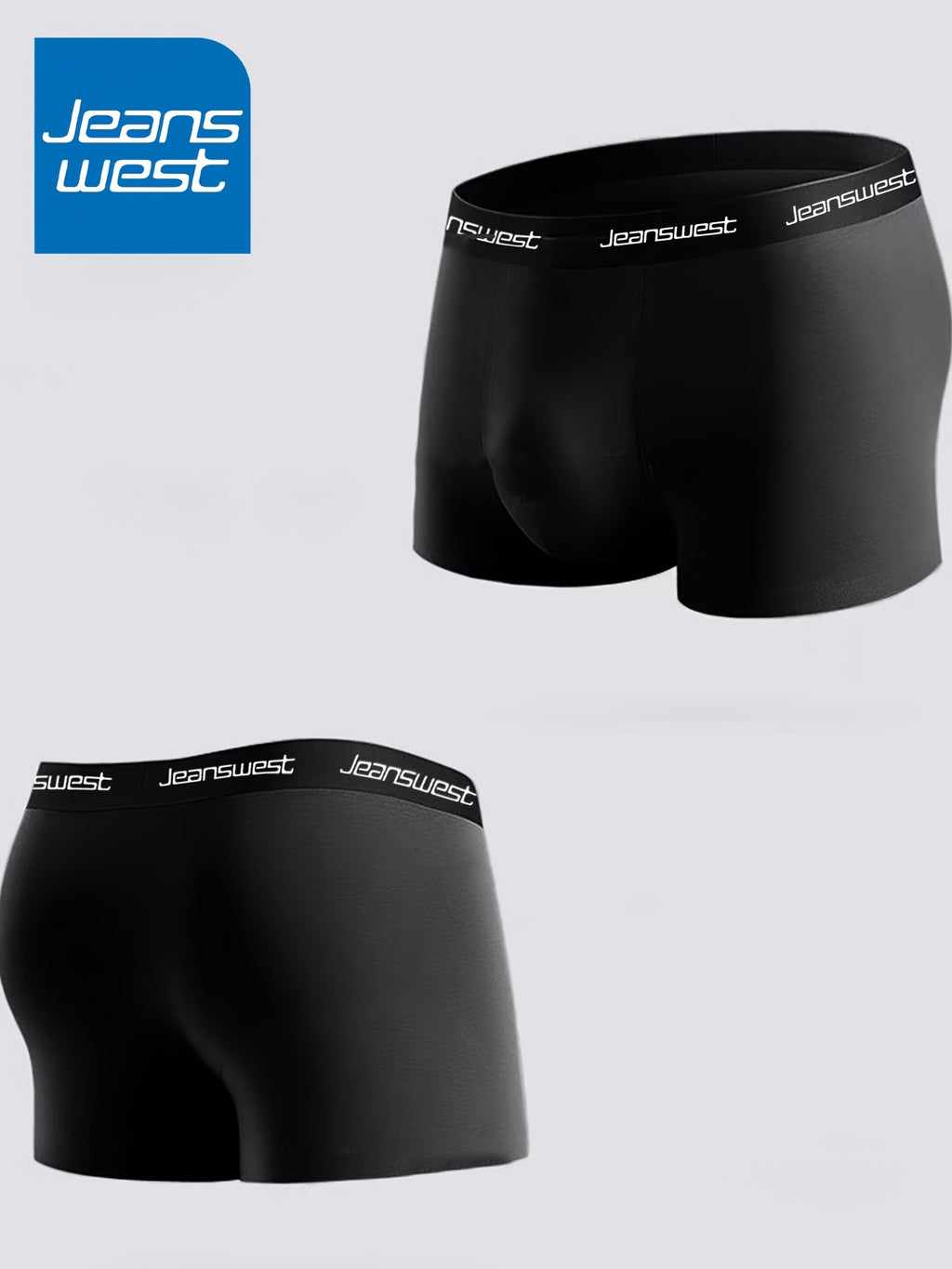 Boxer microfibre homme — lot de 6, uni, du S au XXL