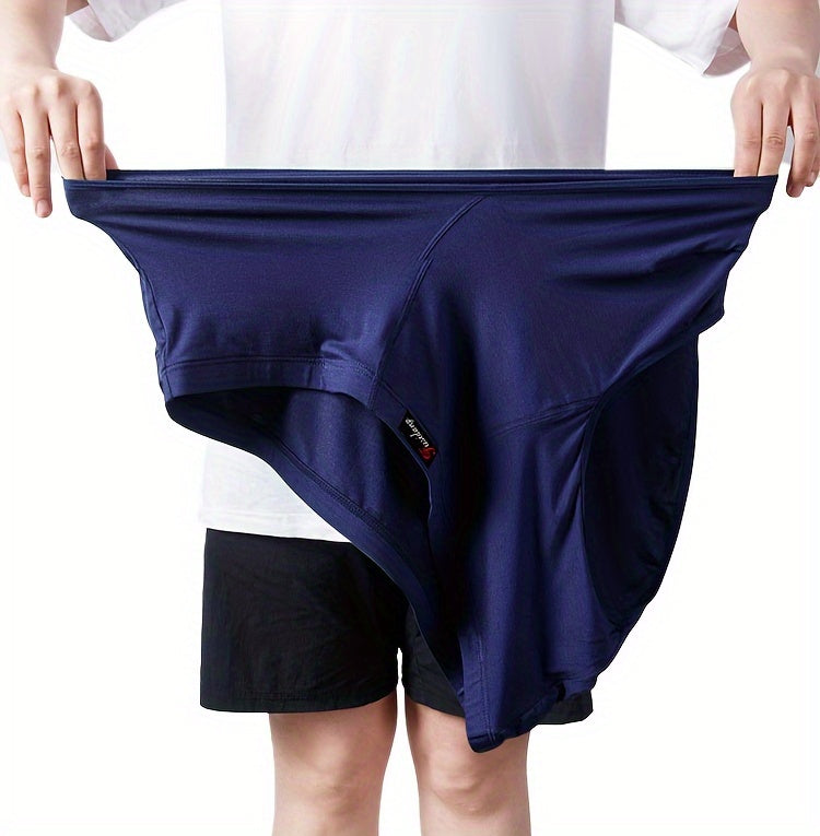 Boxer taille haute large modal homme — lot de 4