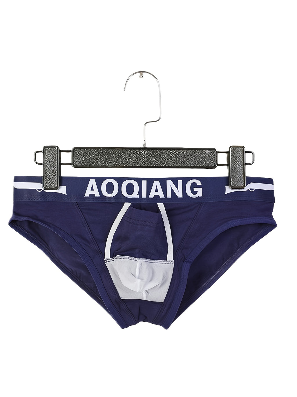 Slip respirant à poche de maintien coton homme — lot de 3, uni