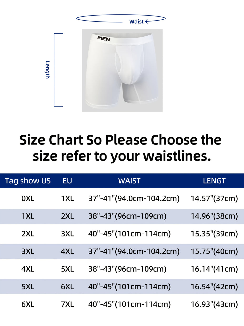 Boxer long large microfibre homme — lot de 5, uni