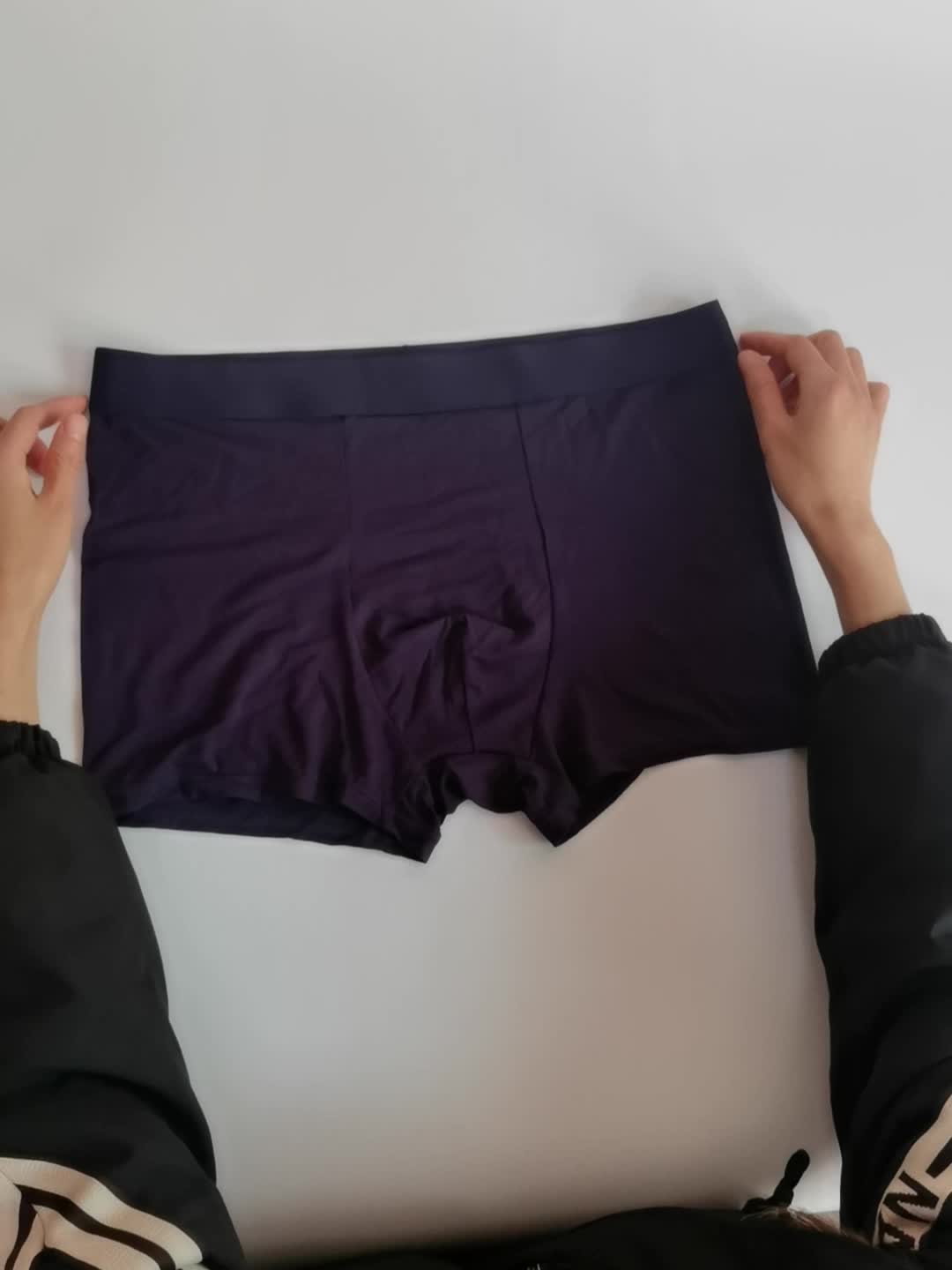 Boxer de sport respirant bambou homme — lot de 6, uni
