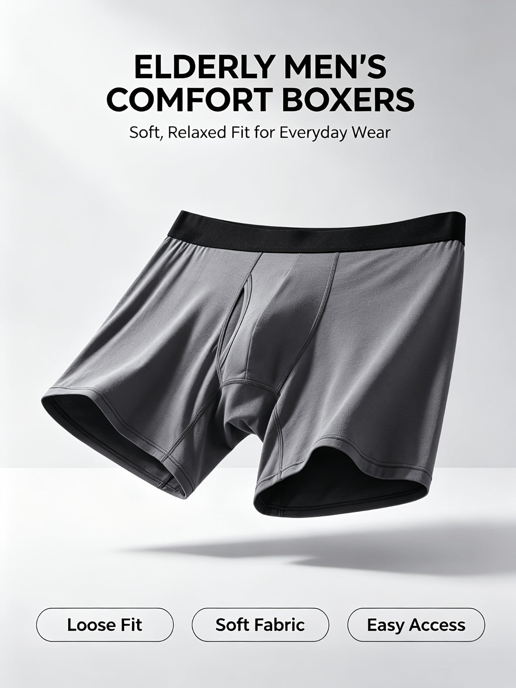 Boxer respirant bambou homme — lot de 5