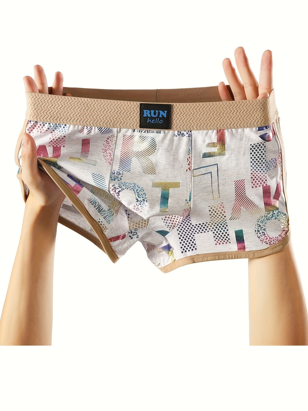 Boxer grande taille coton homme — lot de 4, imprimé