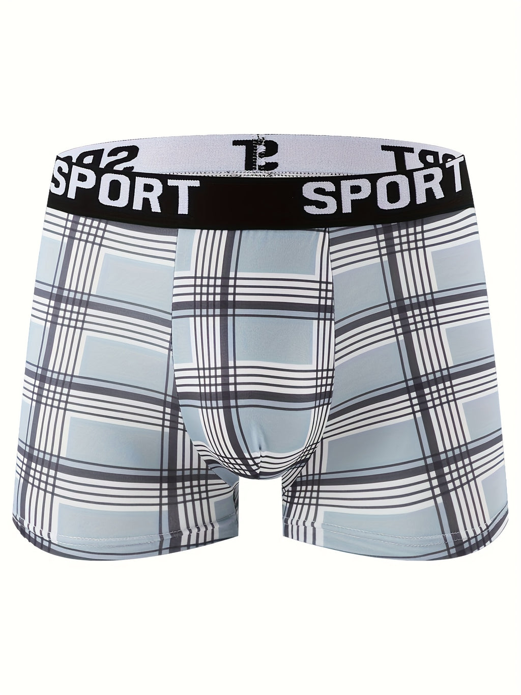 Boxer microfibre homme — lot de 5, géométrique, assortiment S, du S au XXL (modèle 2)