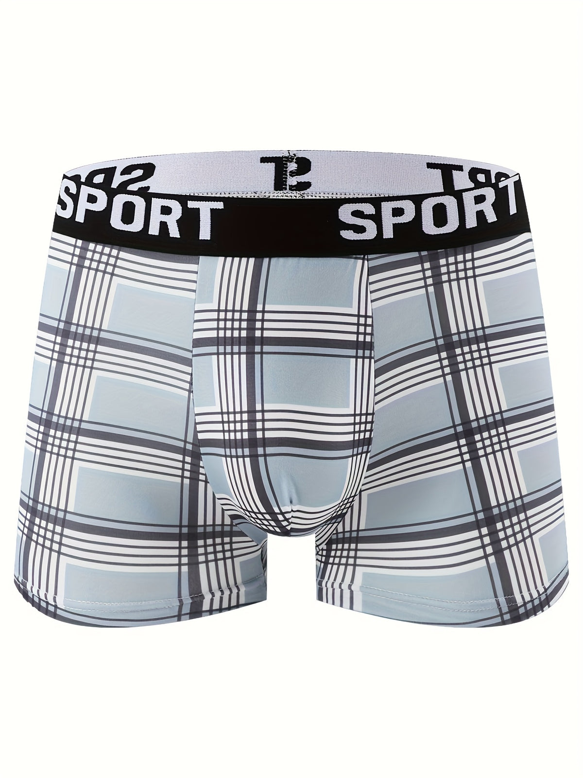 Boxer microfibre homme — lot de 5, géométrique, assortiment S, du S au XXL (modèle 2)
