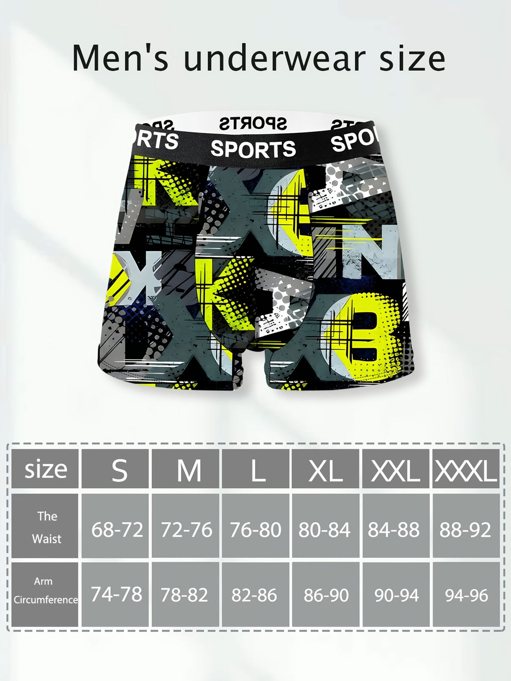 Boxer de sport respirant microfibre homme — lot de 5, multicolore