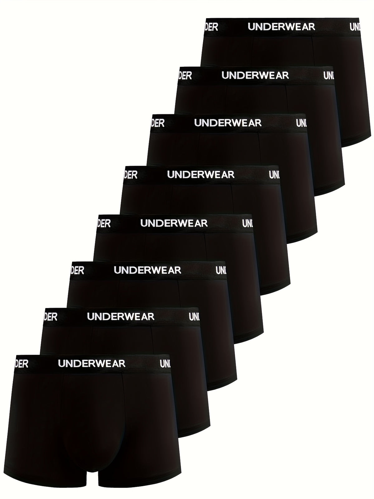 Boxer de sport séchage rapide microfibre homme — lot de 8, uni