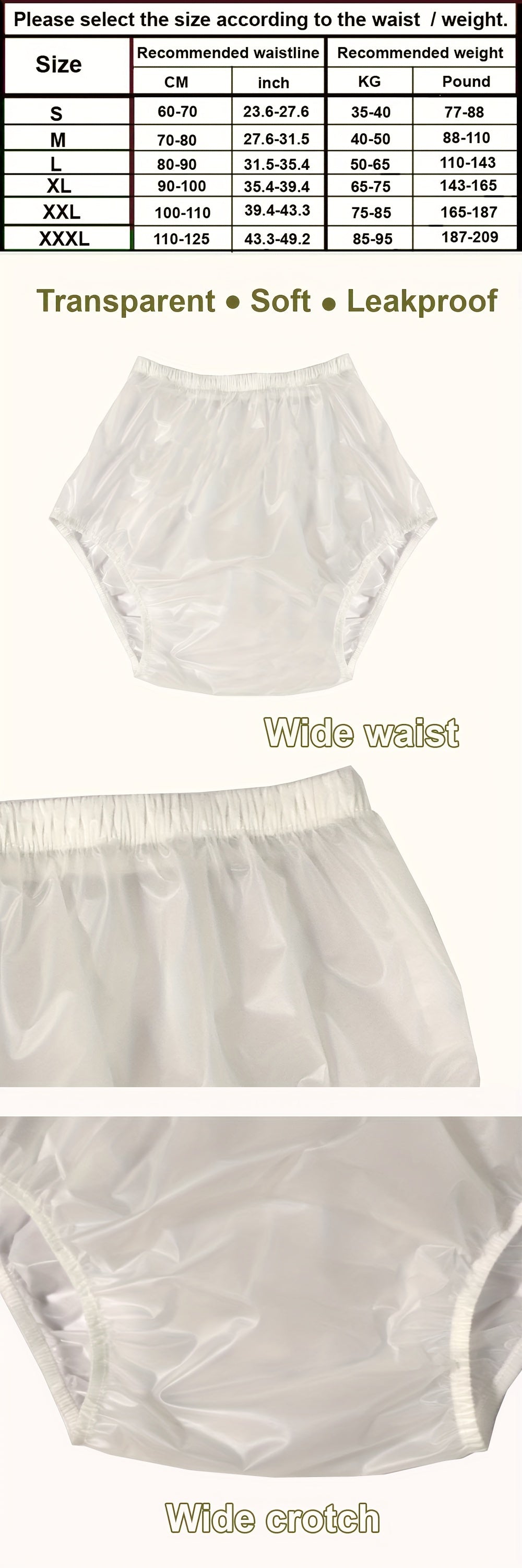 Slip homme, blanc