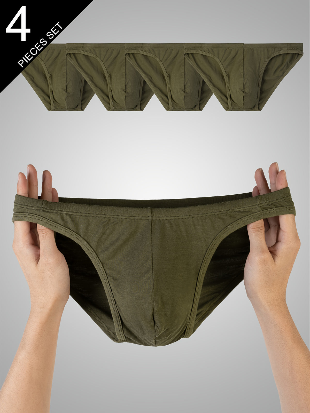 Slip homme — lot de 4