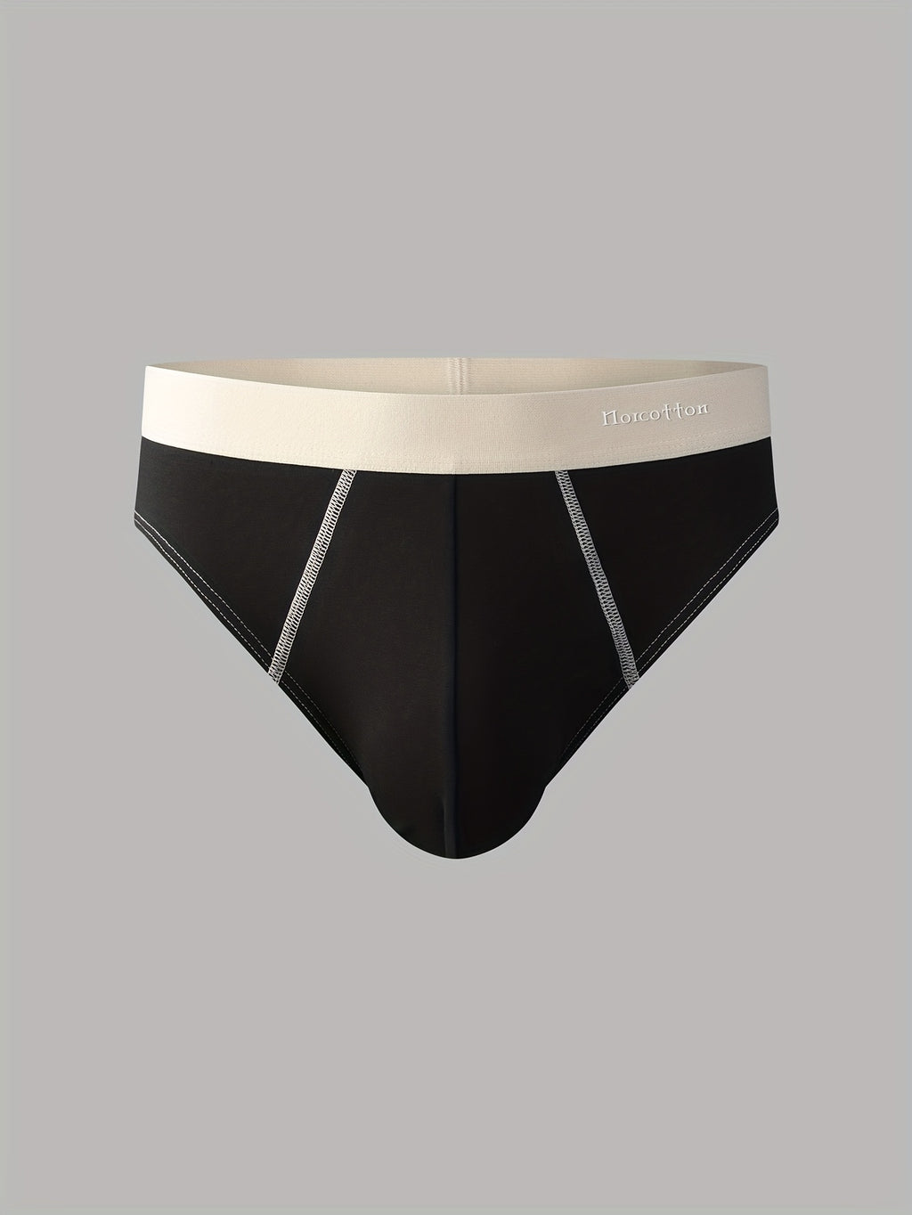 Slip sans couture large homme — lot de 3, noir abricot cerise rouge