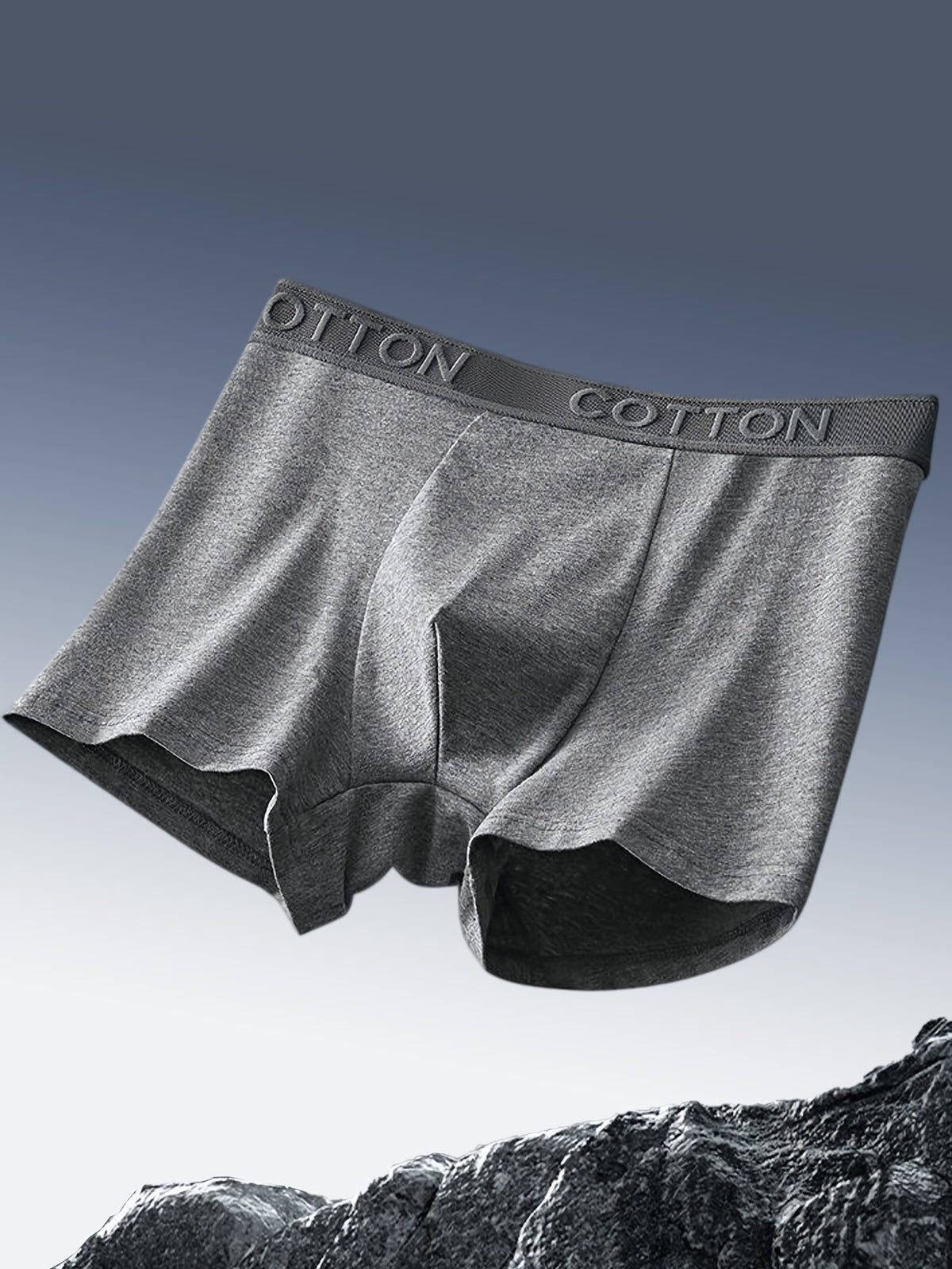 Boxer d'intérieur coton homme — lot de 5, uni, du XS au XL
