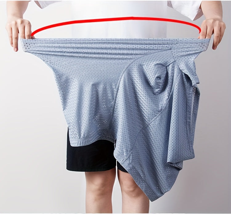 Boxer taille haute long microfibre homme — lot de 3