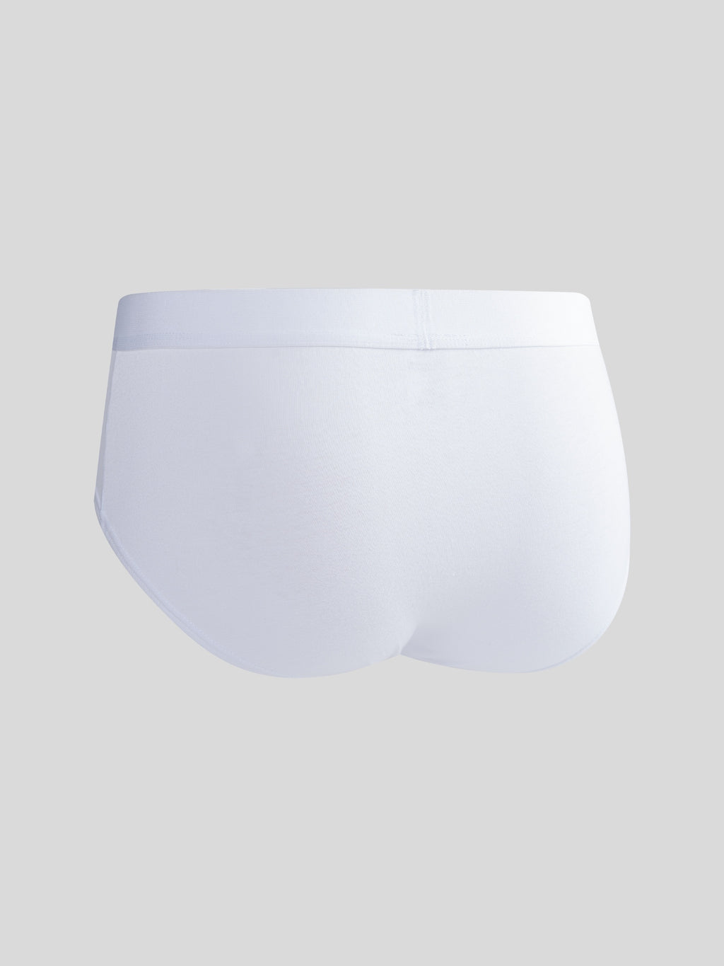 Slip taille haute respirant coton homme — lot de 4, uni