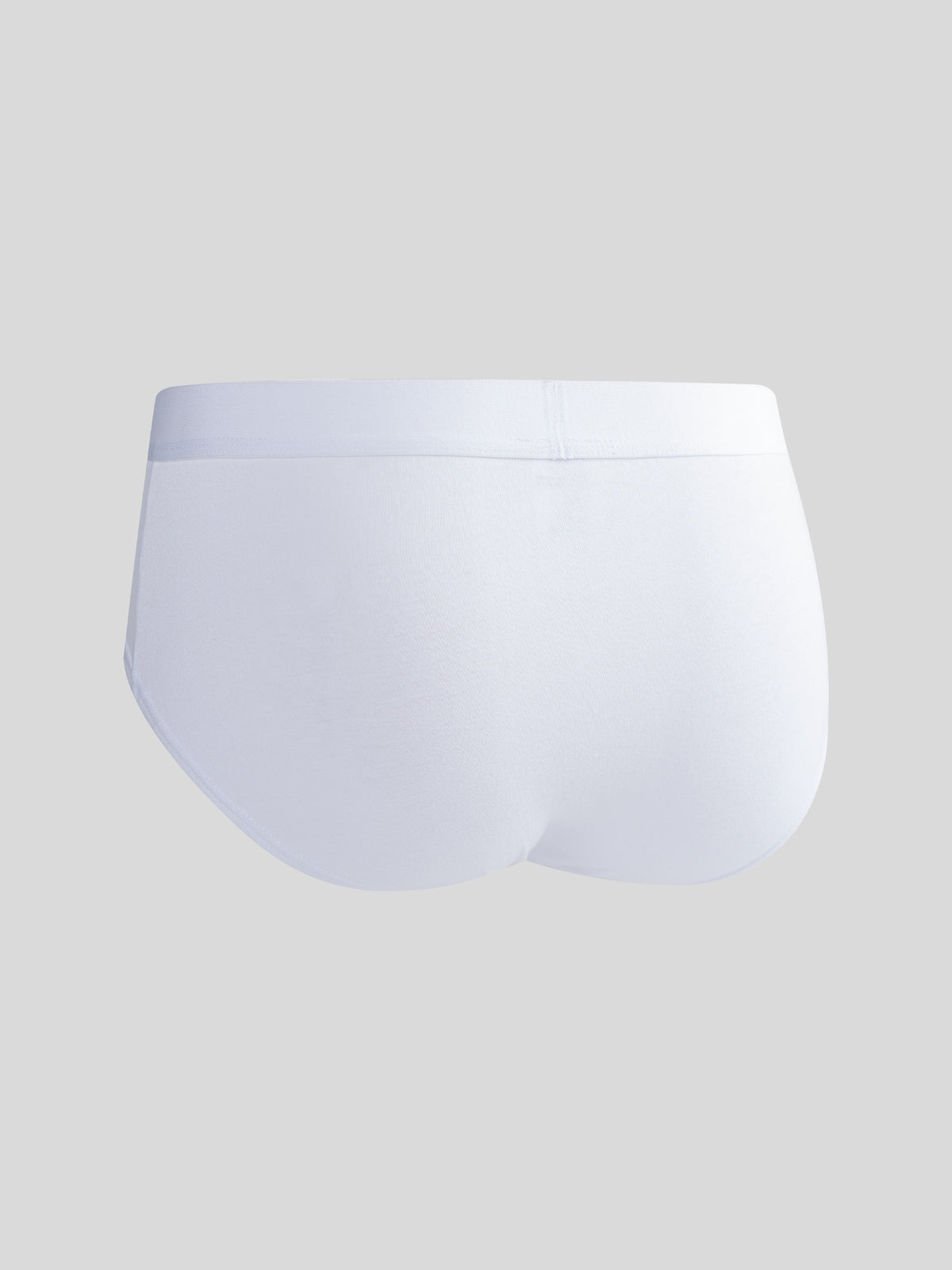 Slip taille haute respirant coton homme — lot de 4, uni