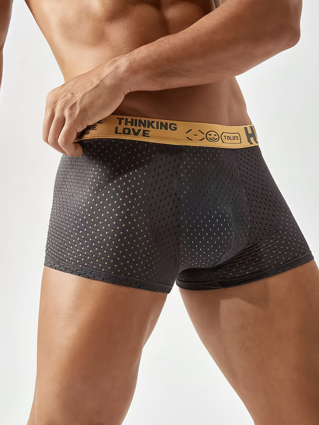 Boxer respirant microfibre homme — lot de 10, imprimé, du M au XL