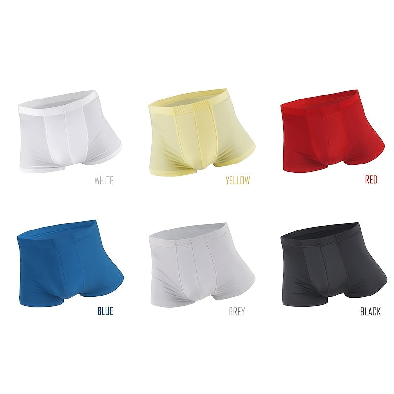 Boxer de sport séchage rapide microfibre homme, uni