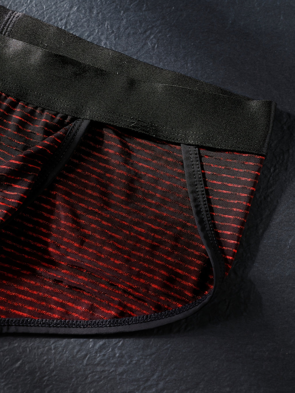 Slip de sport respirant microfibre homme — lot de 3, rayé, du XS au XL