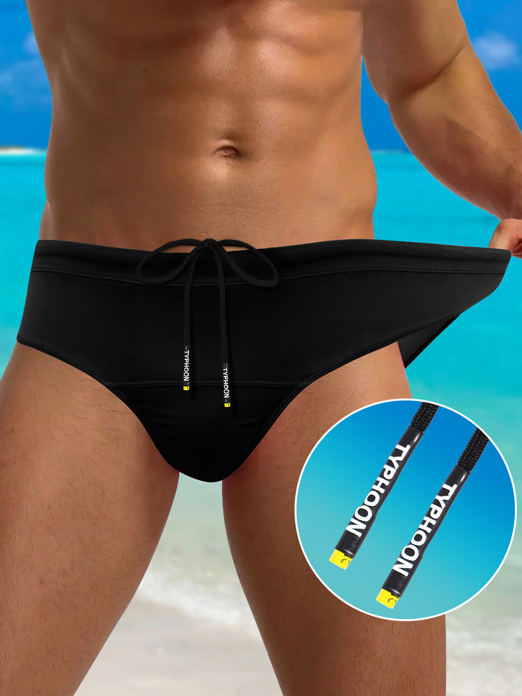 Boxer de sport séchage rapide microfibre homme, noir, noir, du S au XL