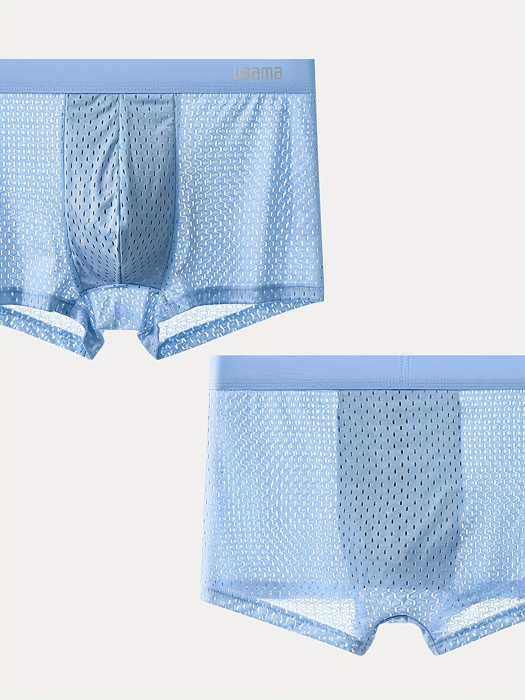Slip respirant microfibre homme — lot de 6, uni