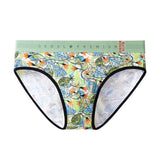 Slip grande taille respirant coton homme — lot de 4, imprimé