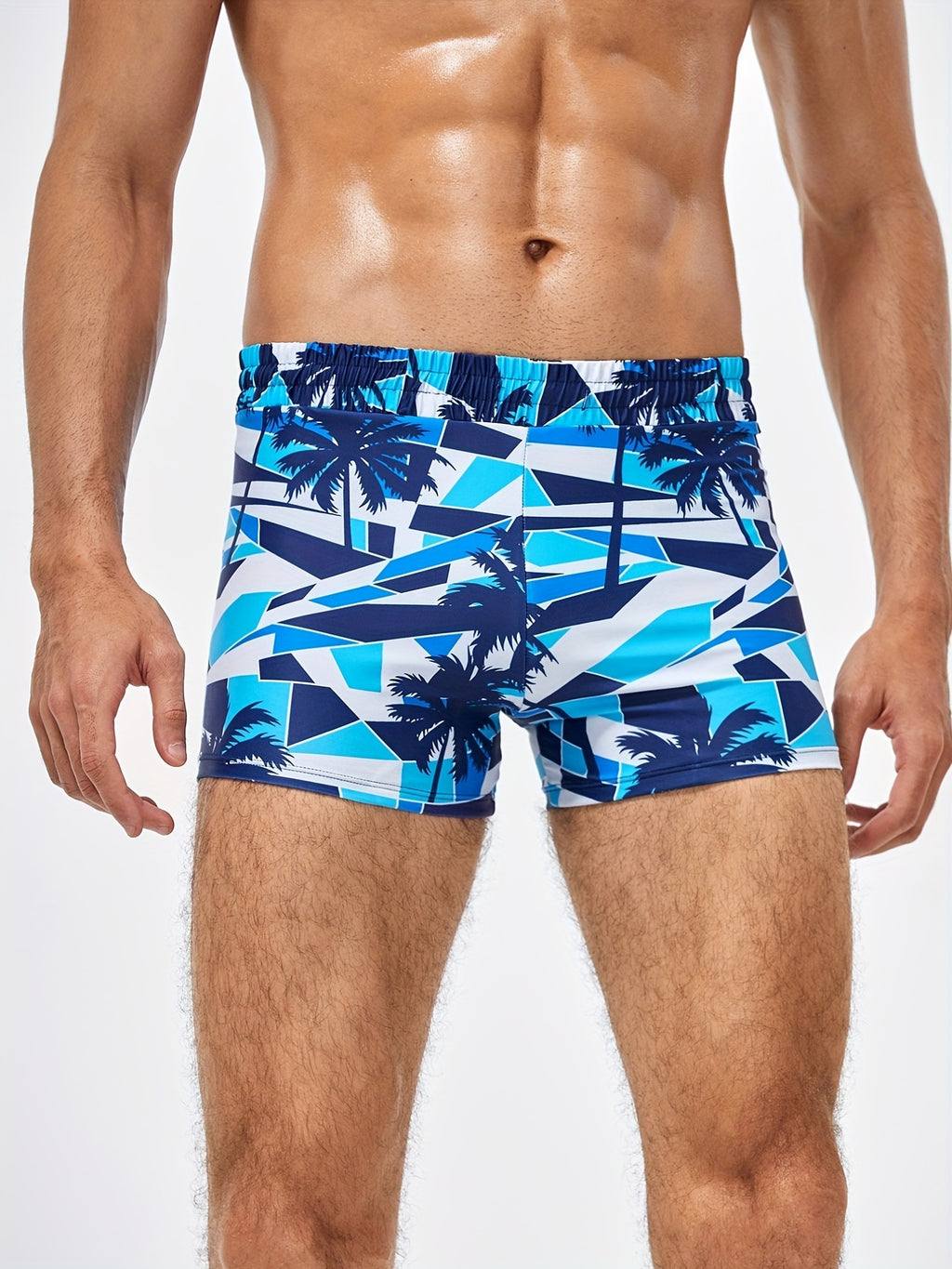 Boxer microfibre homme, bleu ciel, bleu ciel