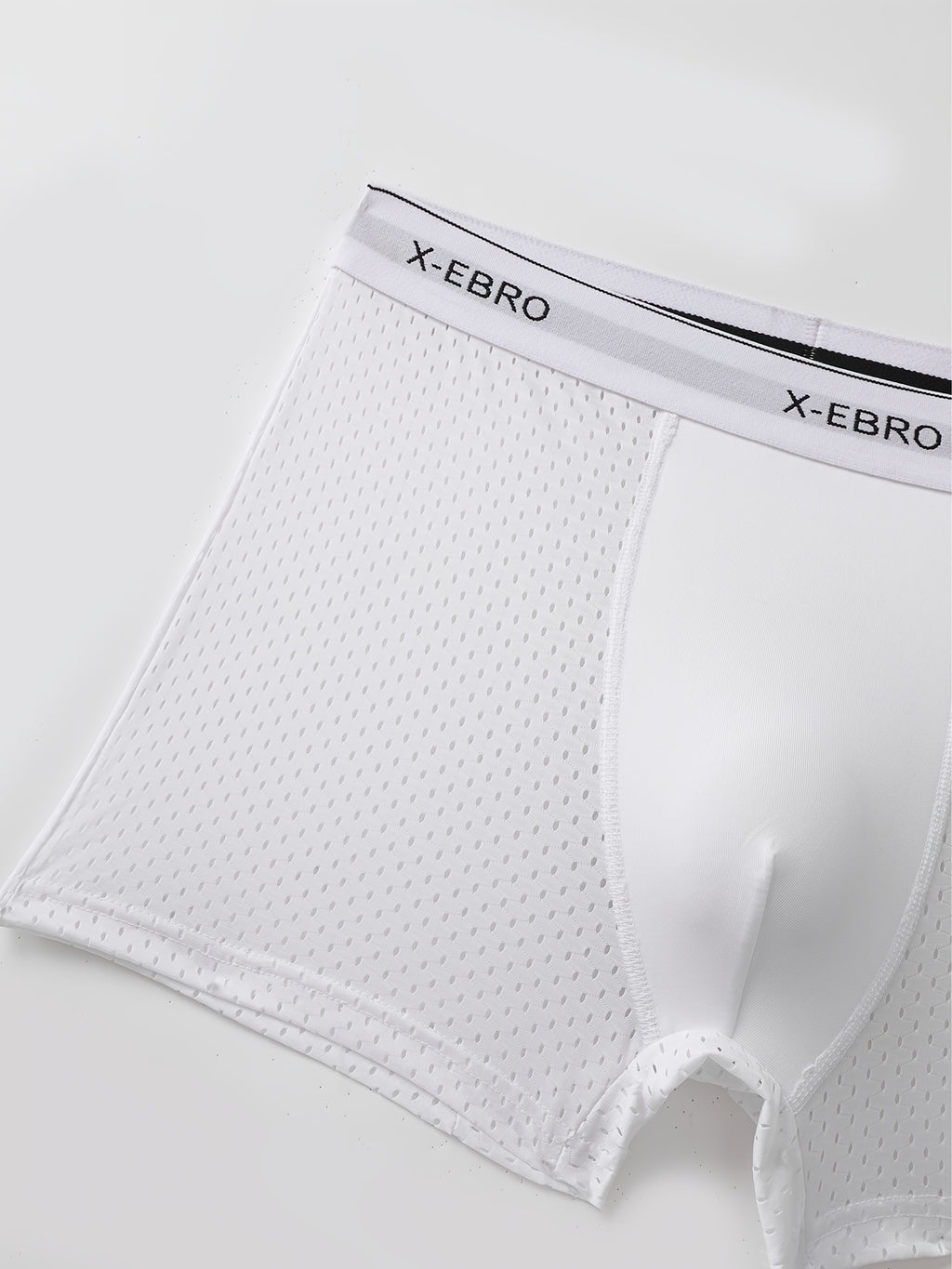 Boxer microfibre homme — lot de 5, uni, du S au XXL (modèle 2)