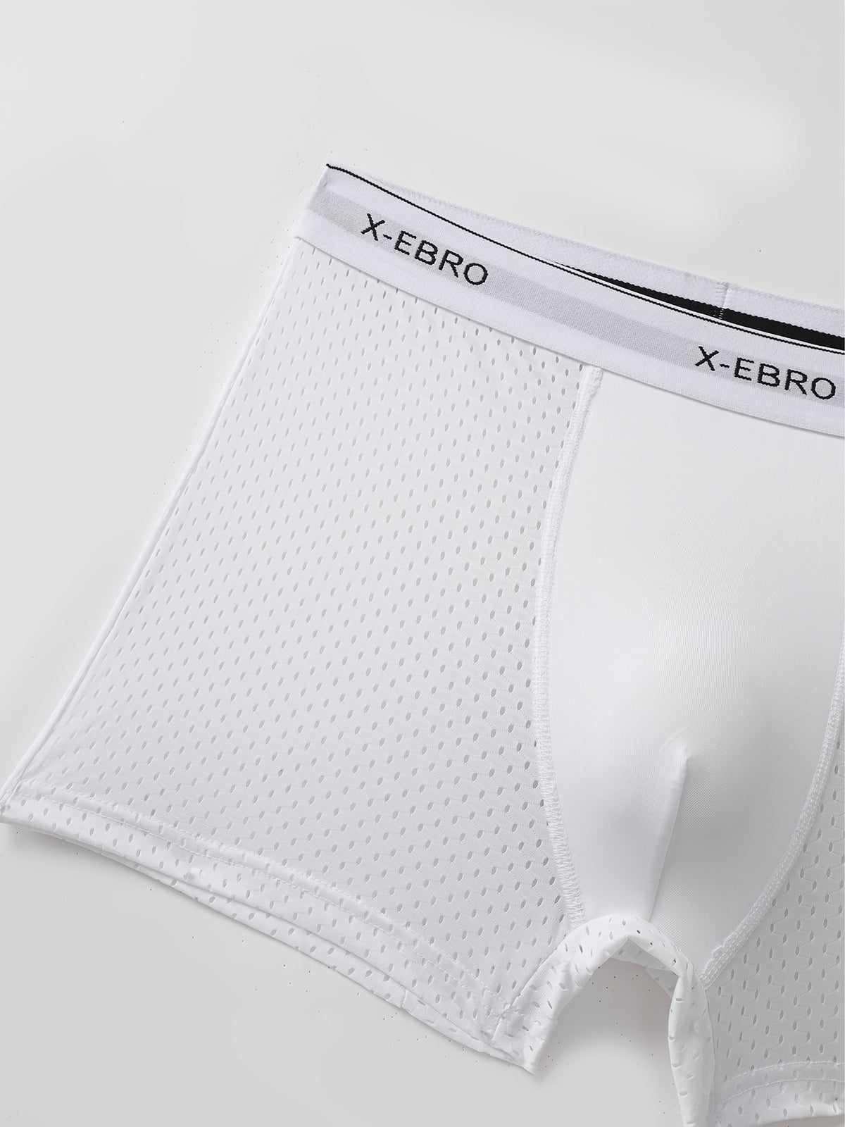 Boxer microfibre homme — lot de 5, uni, du S au XXL (modèle 2)