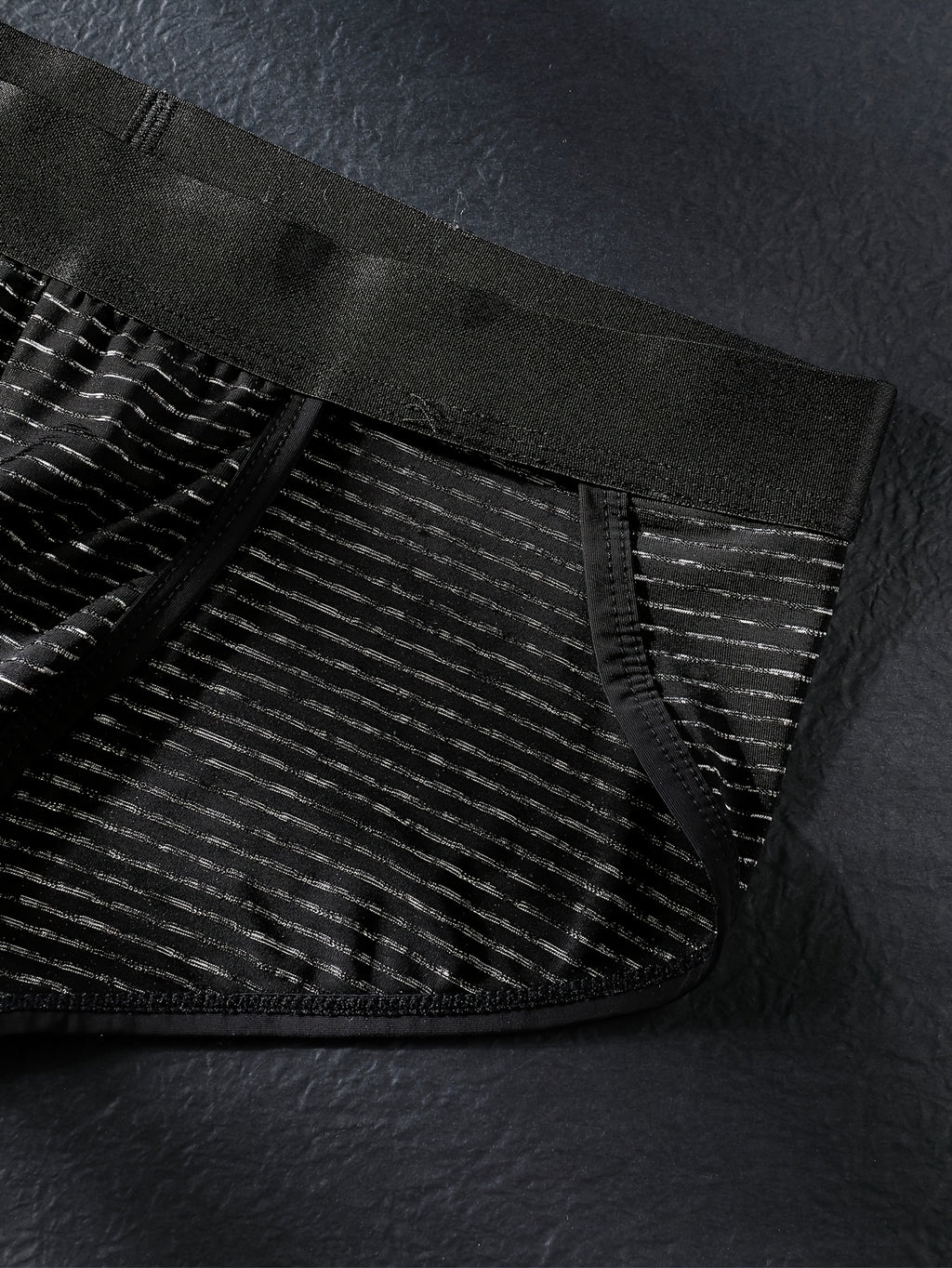 Slip de sport respirant microfibre homme — lot de 3, rayé, du XS au XL