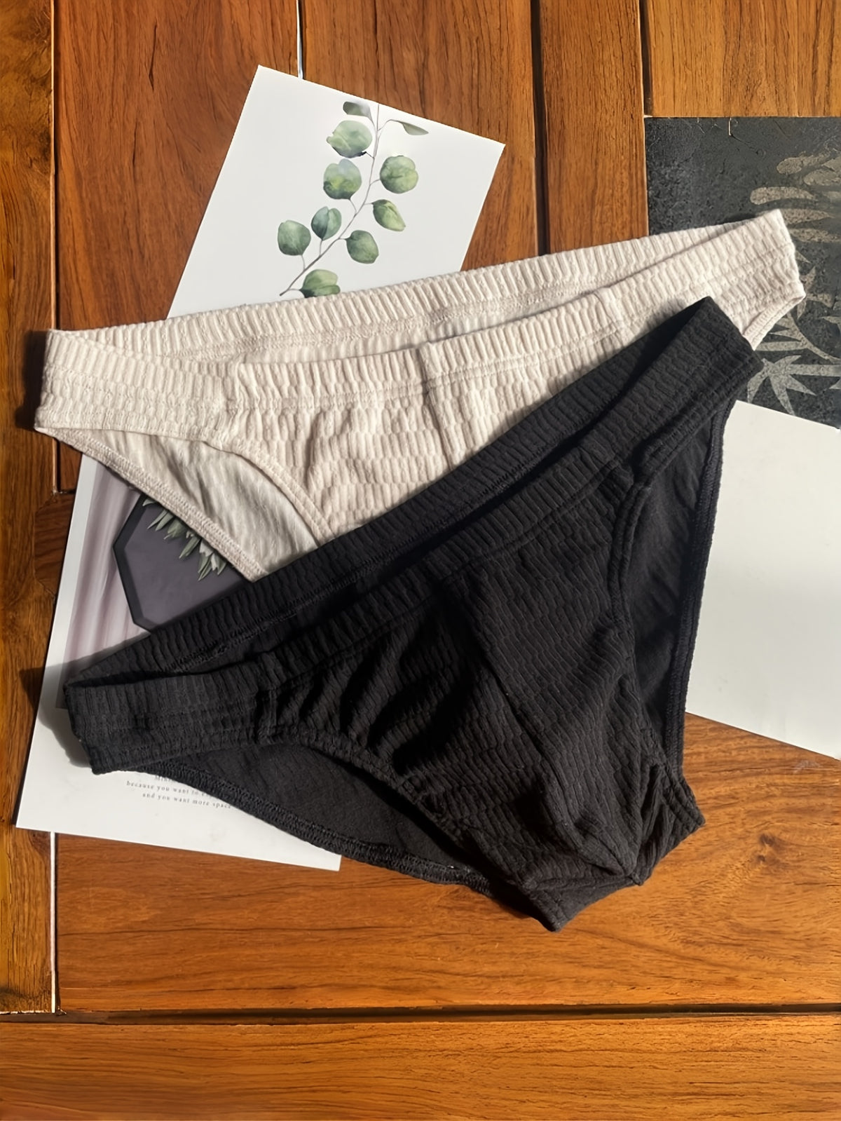 Slip respirant coton homme — lot de 7, géométrique