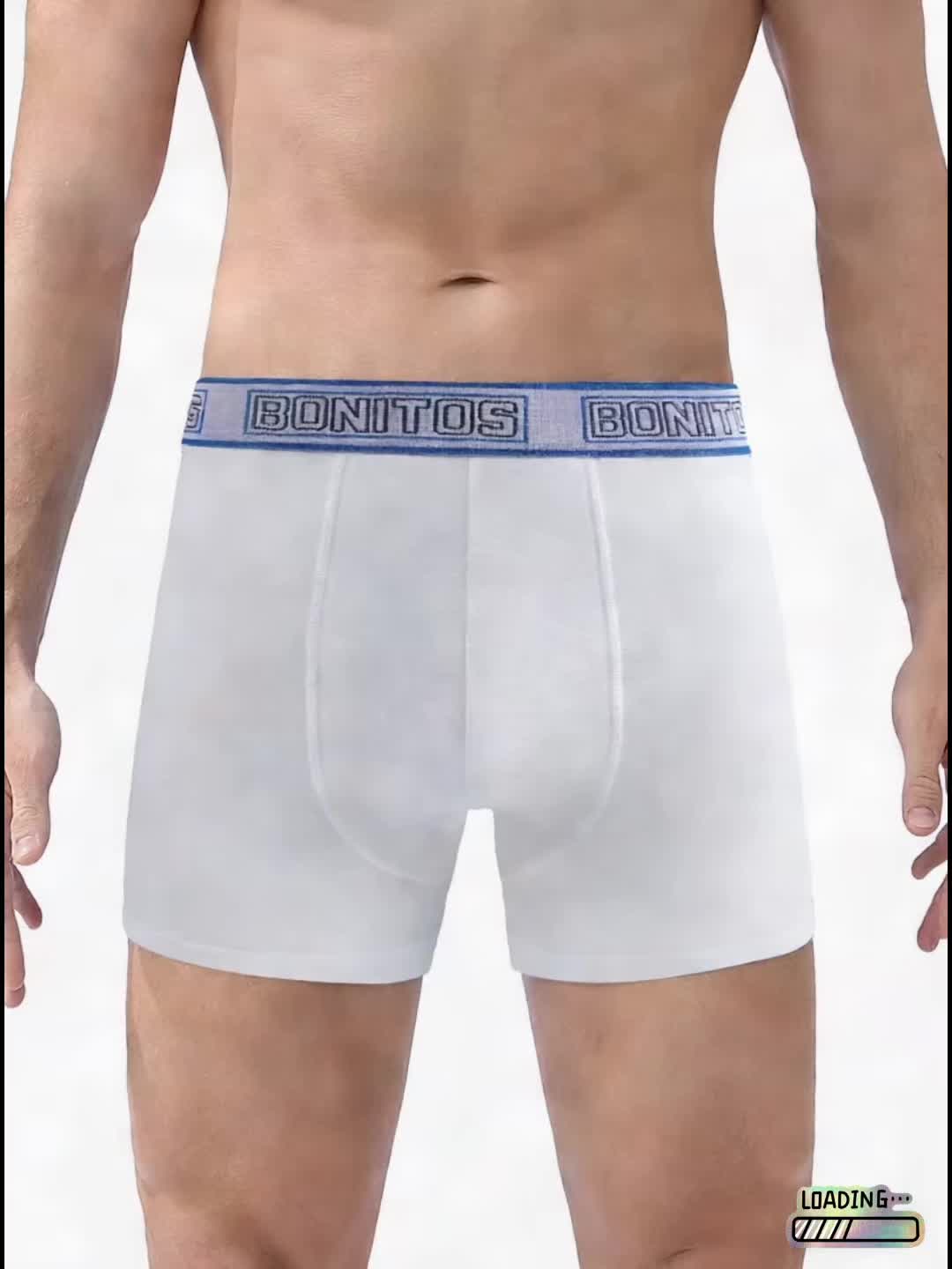 Boxer long coton homme — lot de 8, imprimé