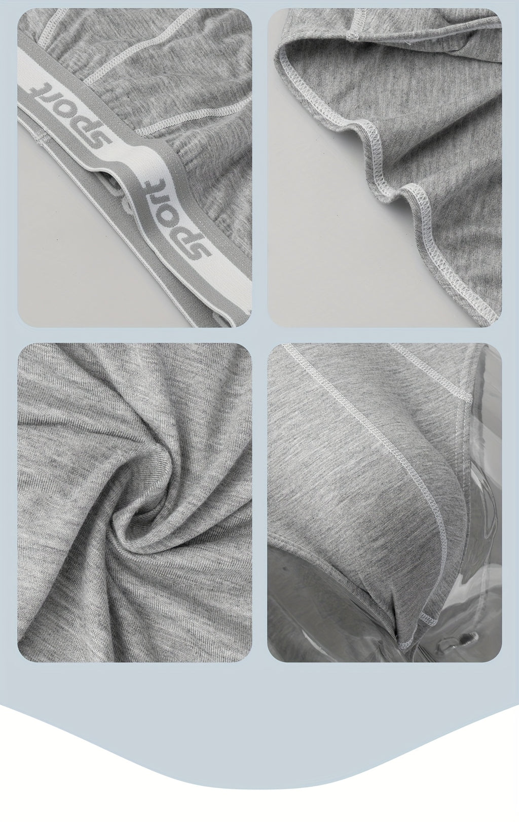 Slip large homme — lot de 4