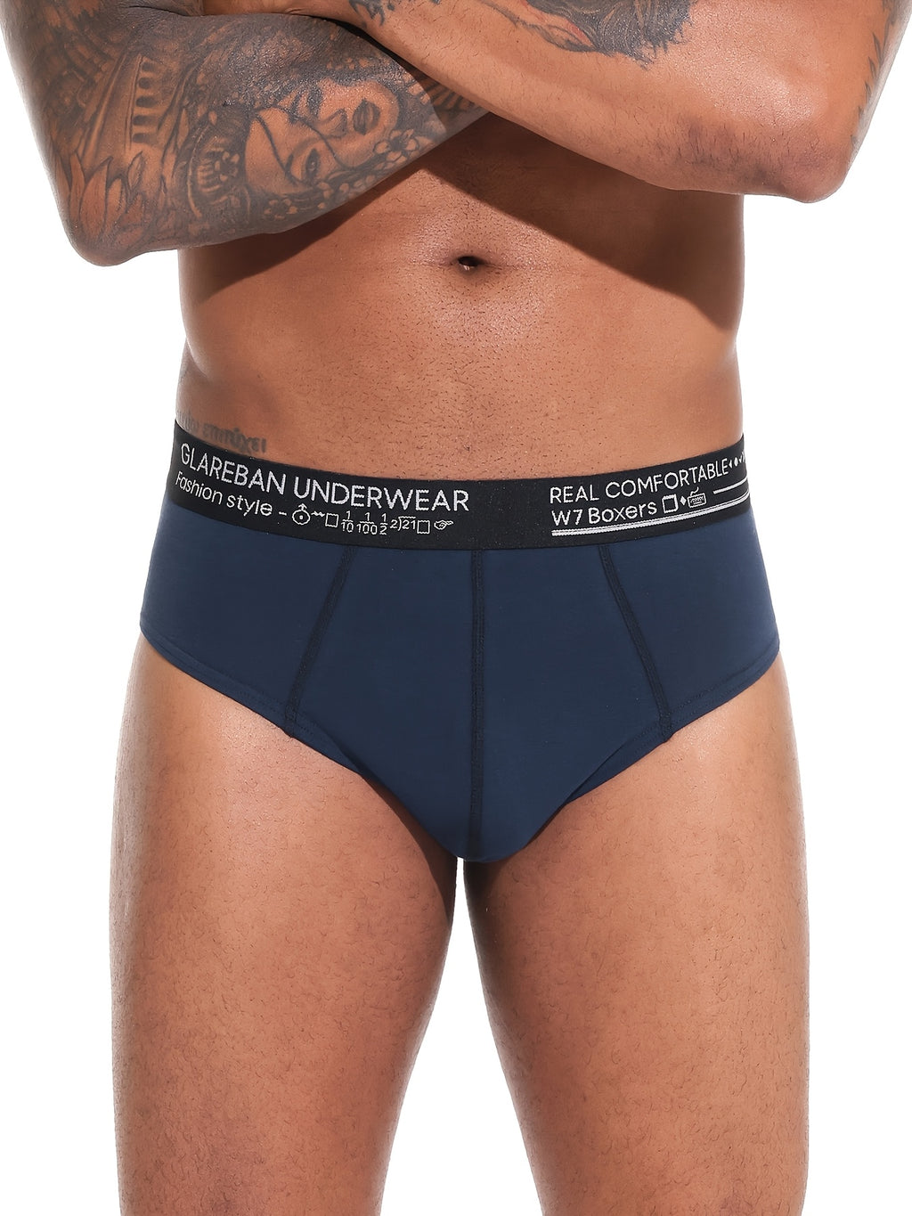 Slip coton homme — lot de 10, lavable en machine, 5 % d'élasthanne