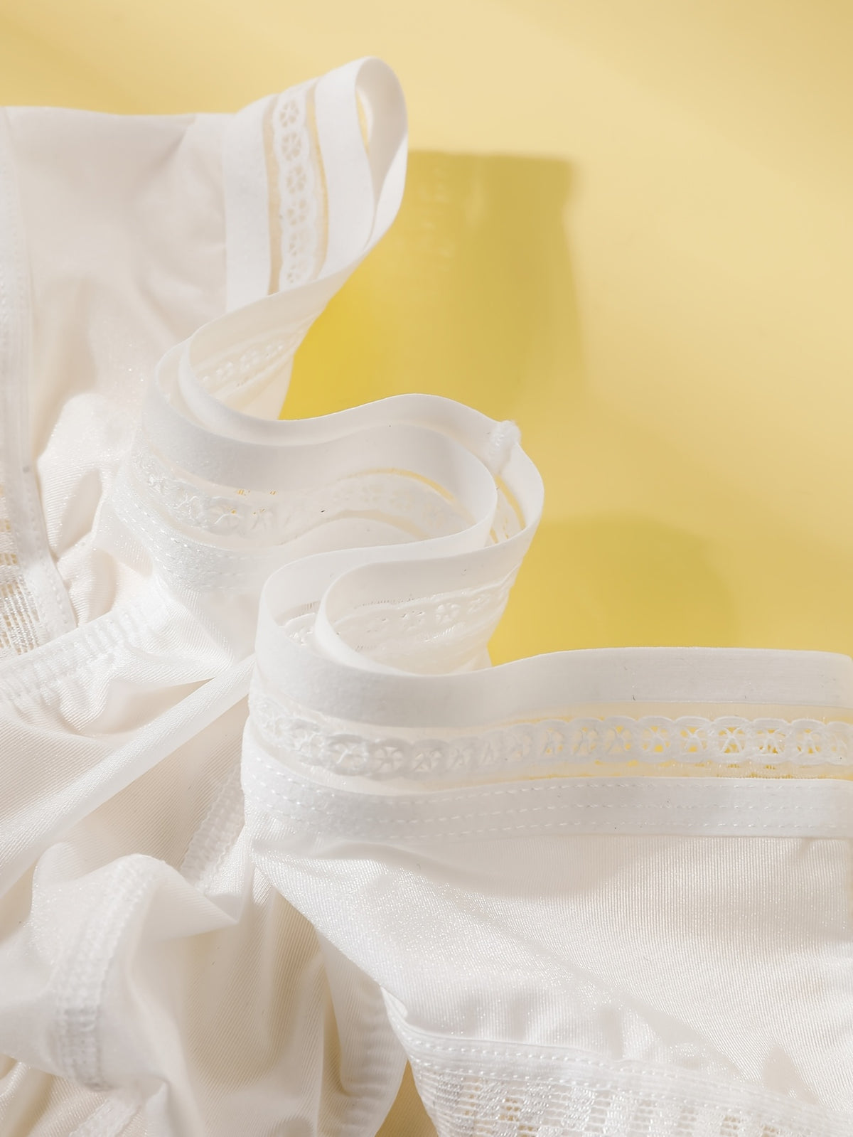 Slip taille basse microfibre homme, blanc
