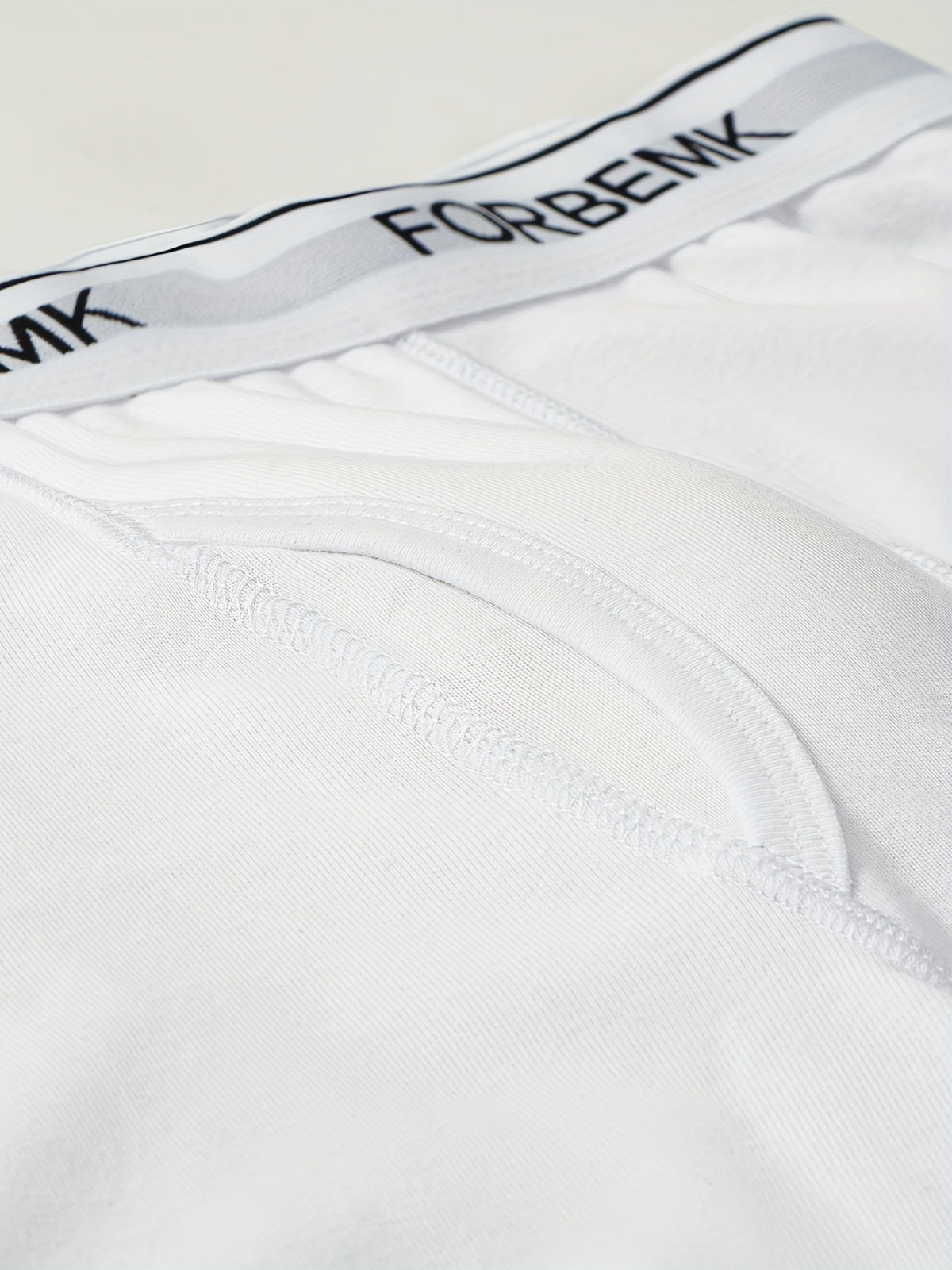 Boxer de sport coton homme — lot de 3, 【blanc】