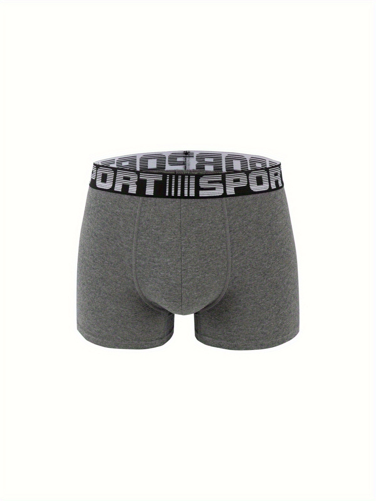 Boxer de sport respirant coton homme — lot de 12, uni