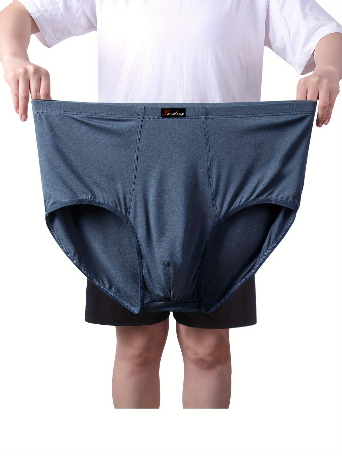 Boxer taille haute large modal homme — lot de 4