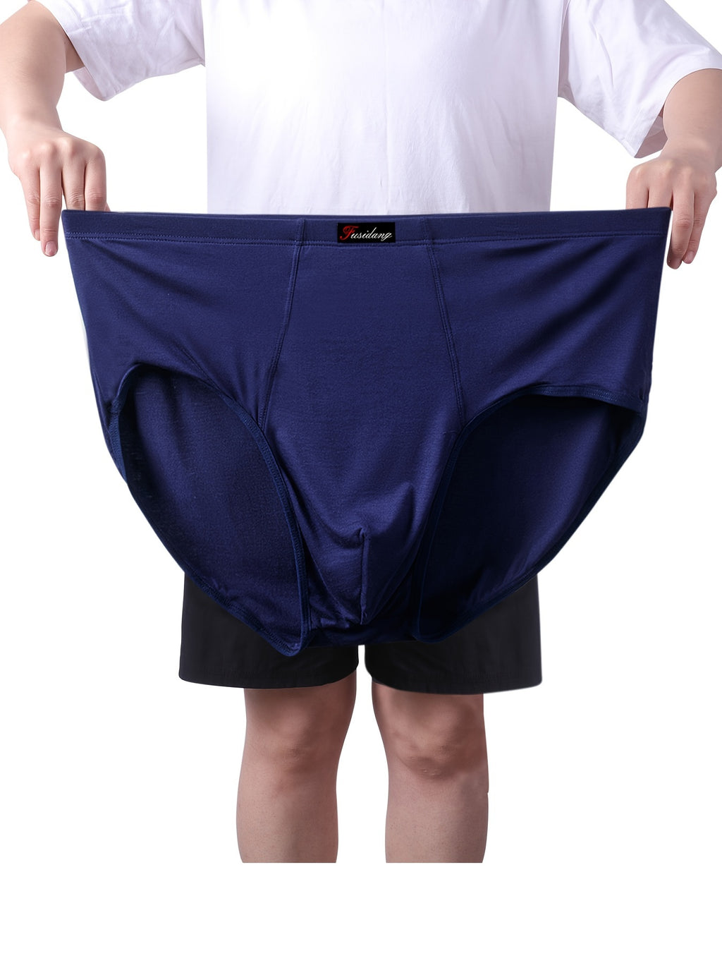 Boxer taille haute large modal homme — lot de 4
