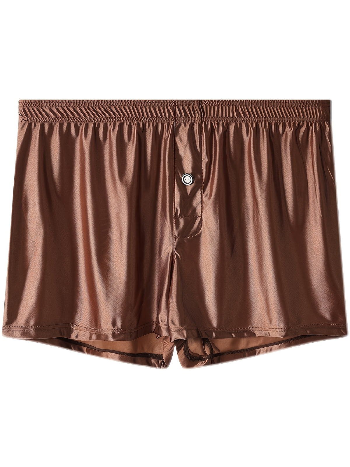 Boxer large de sport soie homme — lot de 3, uni