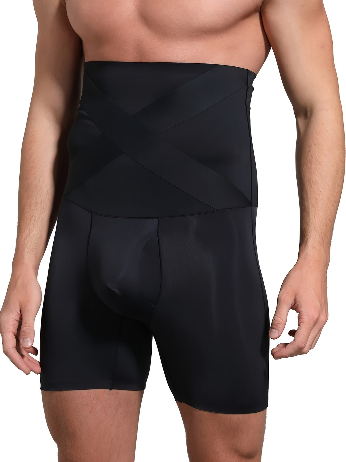 Boxer taille haute microfibre homme
