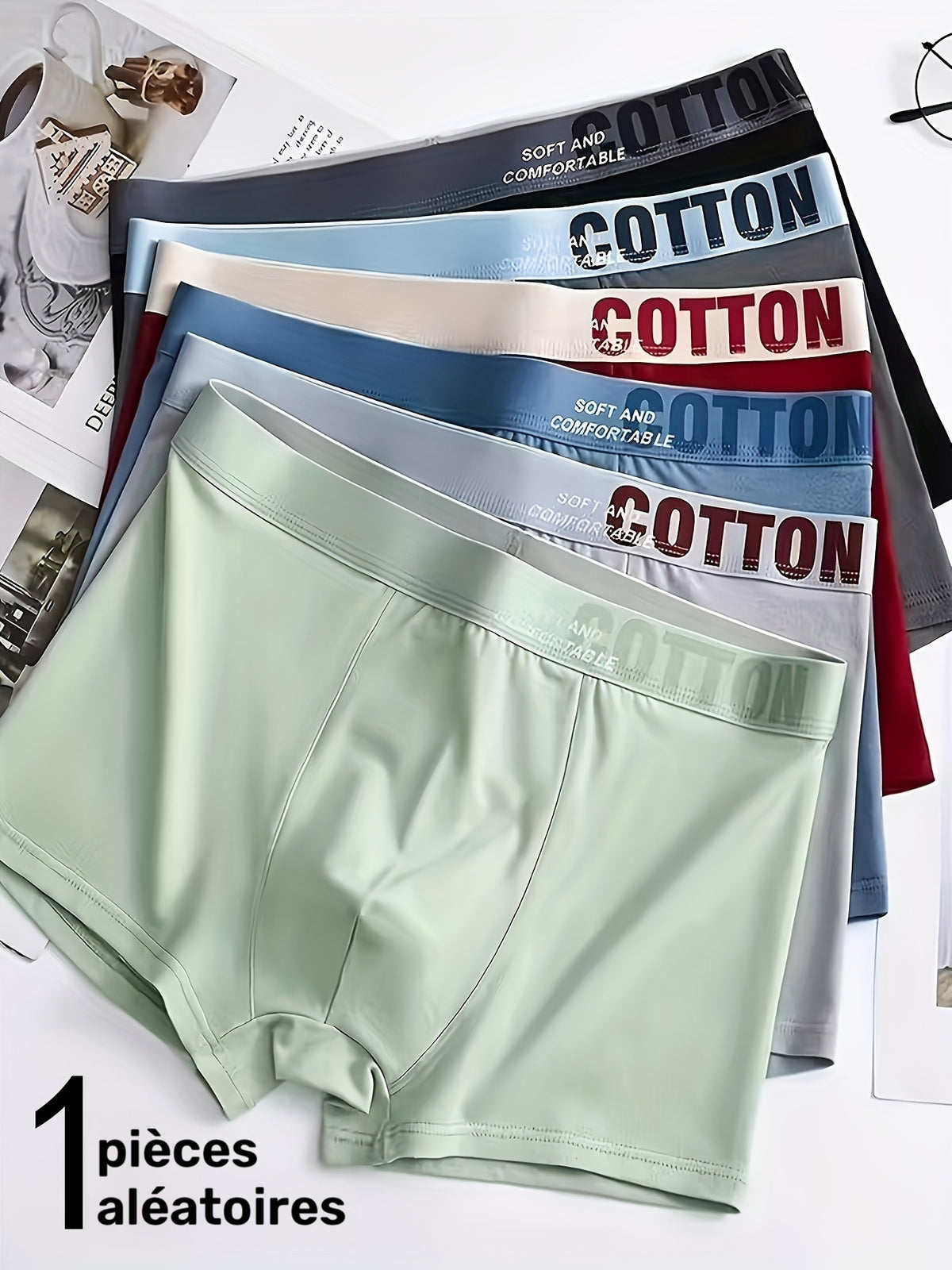 Slip respirant coton homme, imprimé