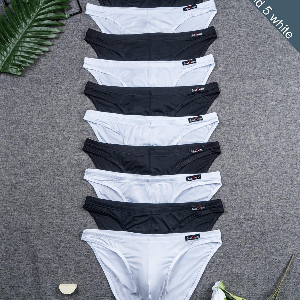 10 PCS Noir et Blanc