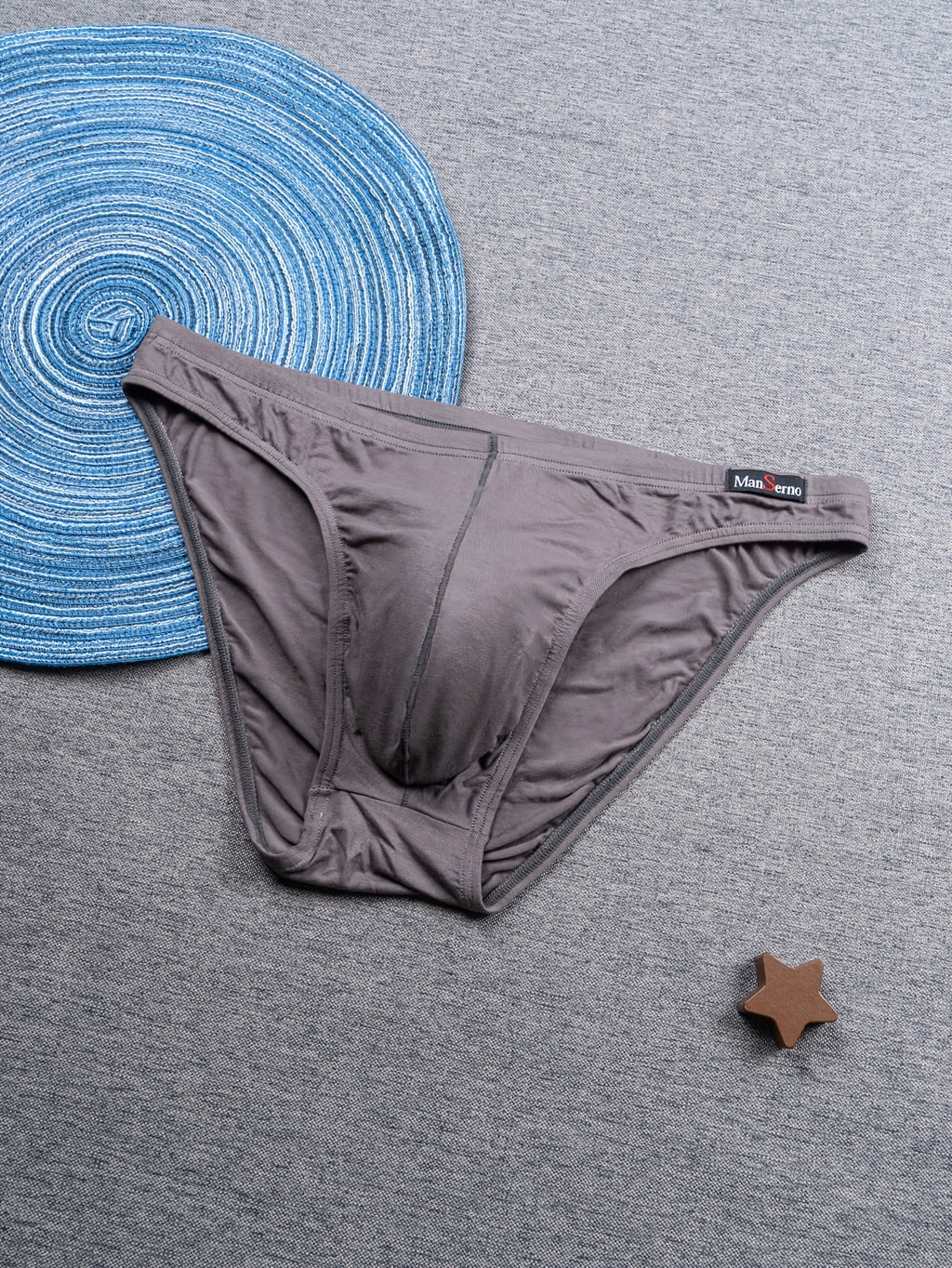 Slip moulant respirant modal homme — lot de 8, uni