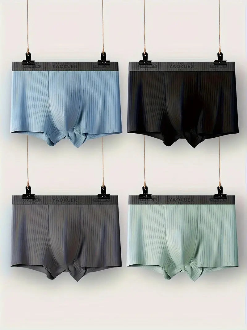 Boxer doux extensible homme — lot de 4