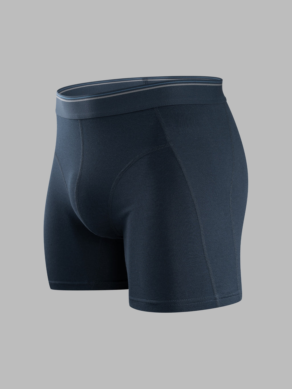 Boxer long de sport coton homme — lot de 3, rayé
