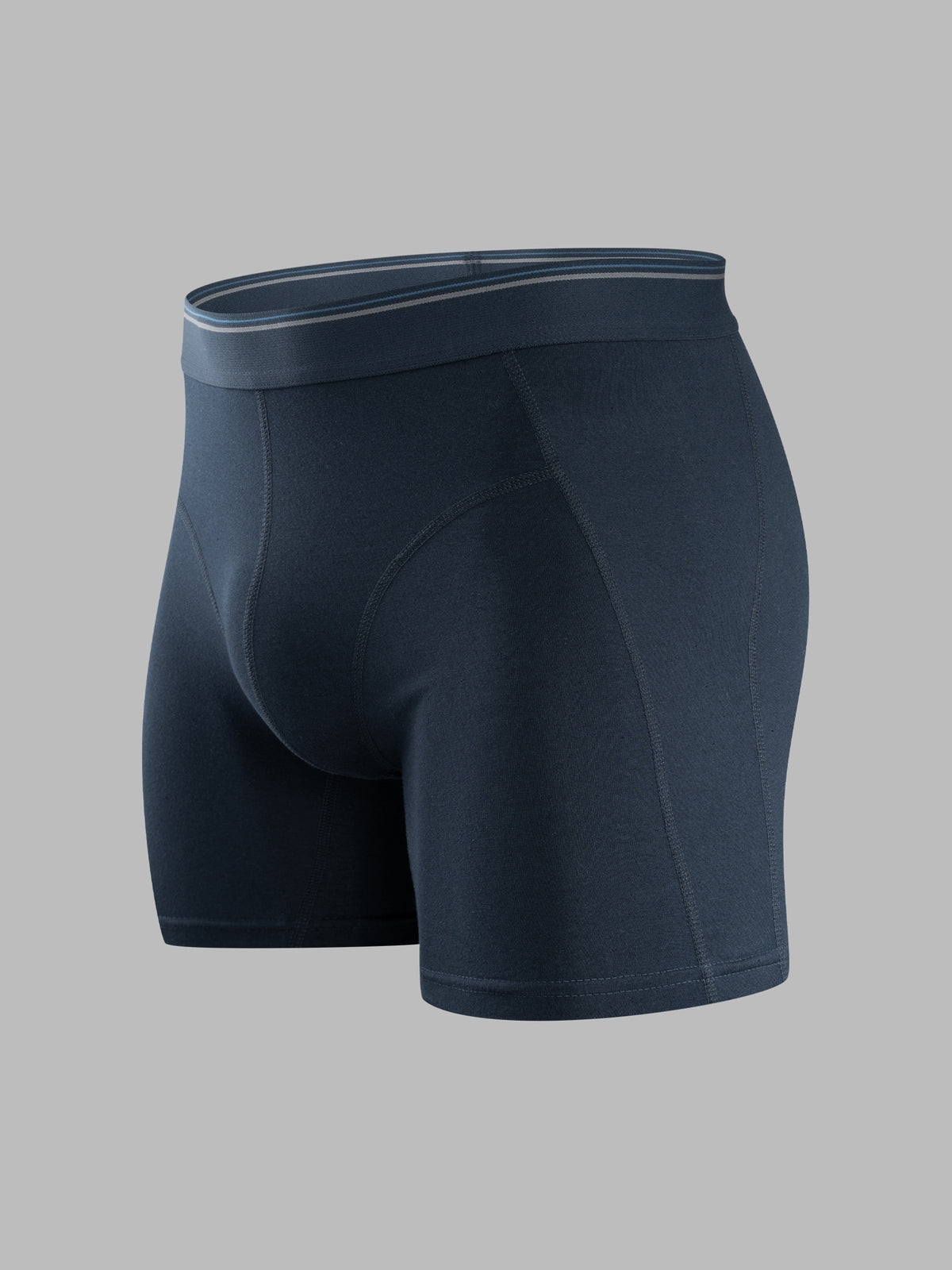 Boxer long de sport coton homme — lot de 3, rayé